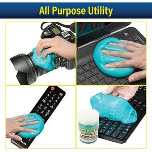 Dust Removal Slime Cleaner for Auto Car Interior Air Vent, Laptop, Keyboard, Cam